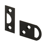 Prime-Line Solid Brass Surface Bolt, Pack of 6