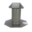 Air Vent 15 in. W X 15 in. L Galvanized Steel Roof Flashing Weathered Wood