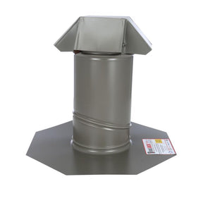 Air Vent 15 in. W X 15 in. L Galvanized Steel Roof Flashing Weathered Wood