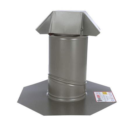 Air Vent 15 in. W X 15 in. L Galvanized Steel Roof Flashing Weathered Wood