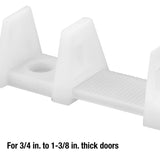 Prime-Line N 6564 Door Guide, Nylon, White, Floor Mounting