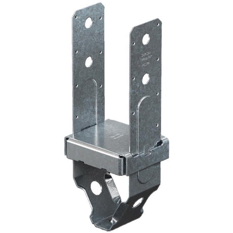 Simpson Strong-Tie 6.25 in. H X 3.56 in. W 12 Ga. Galvanized Steel Post Base, Pack of 10