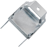 Simpson Strong-Tie 6.25 in. H X 3.56 in. W 12 Ga. Galvanized Steel Post Base, Pack of 10