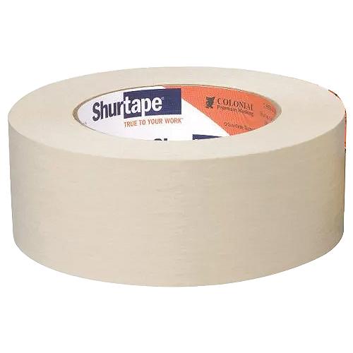 Shurtape 100749 Colonial Premium Grade, High Adhesion Masking Tape, 1-1/2″ x 180', Natural