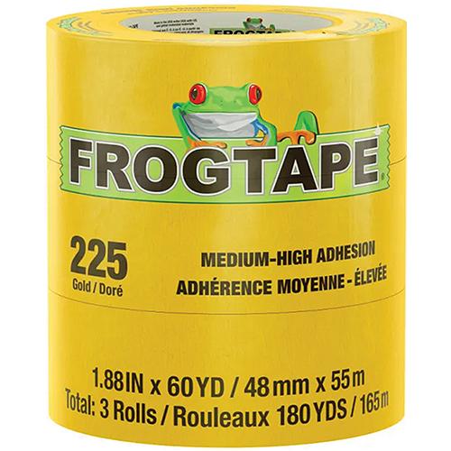 Shurtape 105319 Frogtape 225 Gold Performance Grade Masking Tape, 3/4″ x 180', Gold