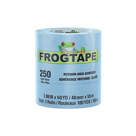 Shurtape 105330 Frogtape 250 Blue Performance Grade Masking Tape, 3" x 180', Blue