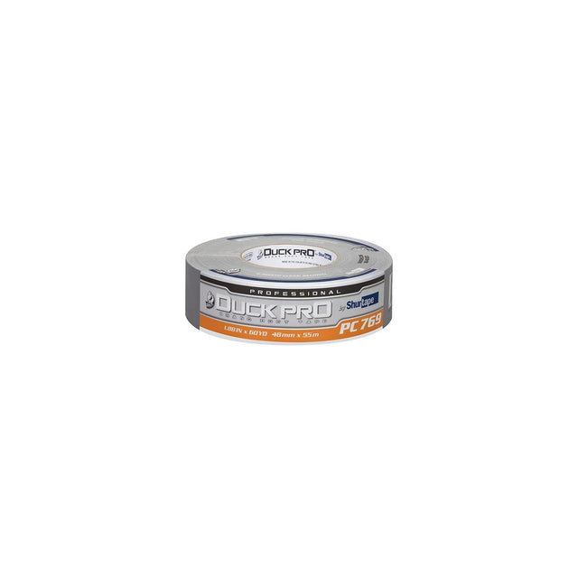 Shurtape 105458 PC 769 Duck Pro Professional Grade Duct Tape, 1.88" x 180', Silver
