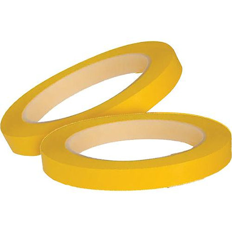 Shurtape 105608 Low Stretch PVC Fine Line Masking Tape, 1" x 108', Yellow