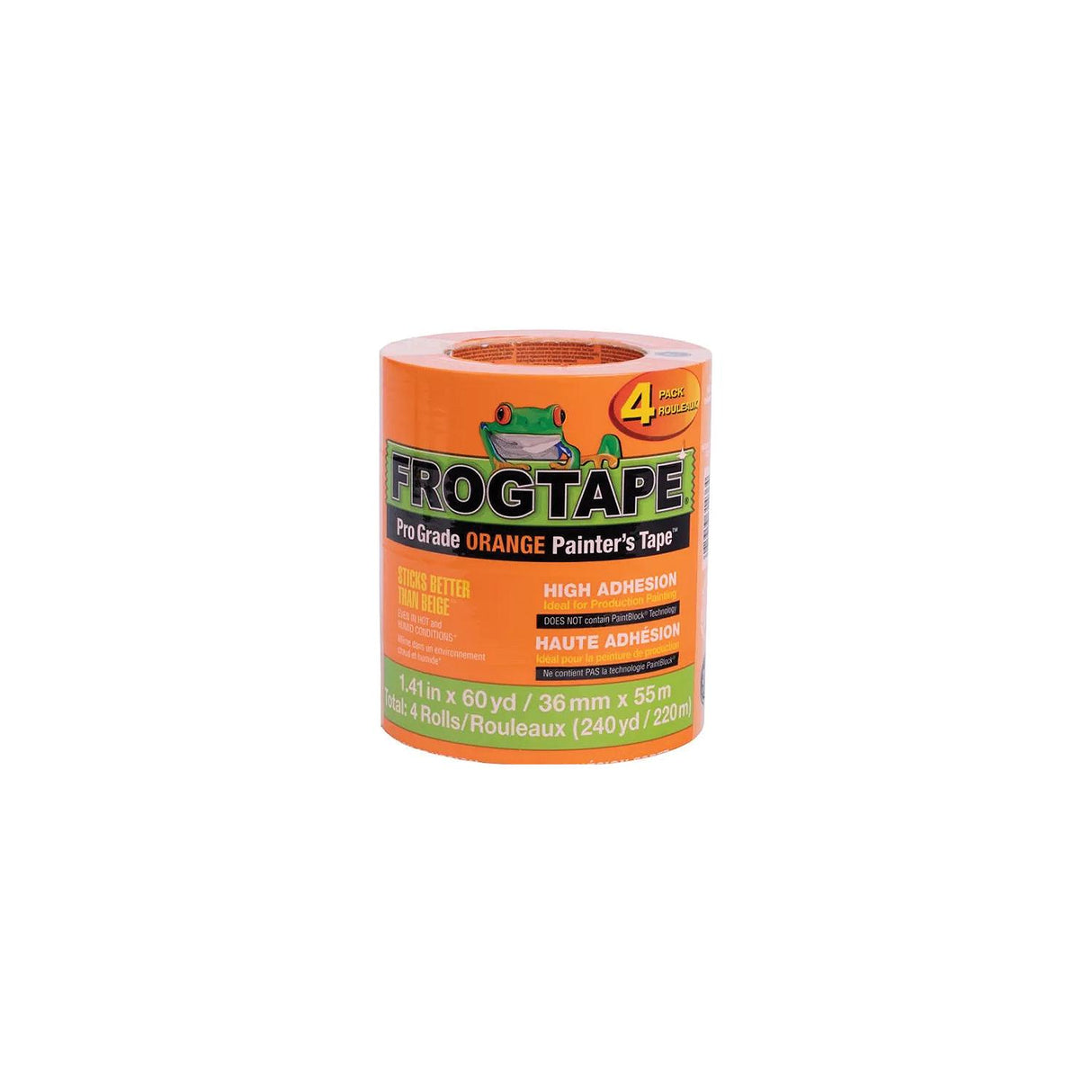 Shurtape 242812 Frogtape Pro Grade Orange Painter's Tape, 1" x 180', Orange