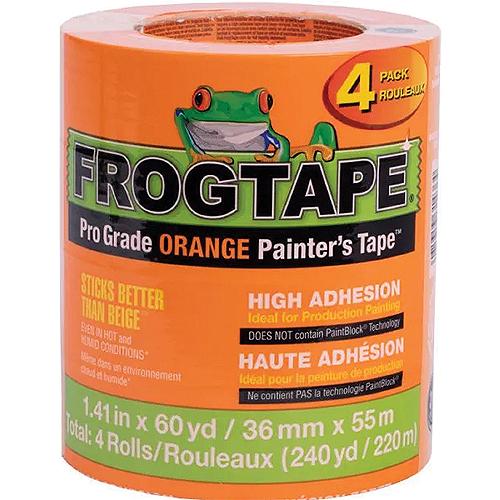 Shurtape 242813 Frogtape Pro Grade Orange Painter's Tape, 2" x 180', Orange