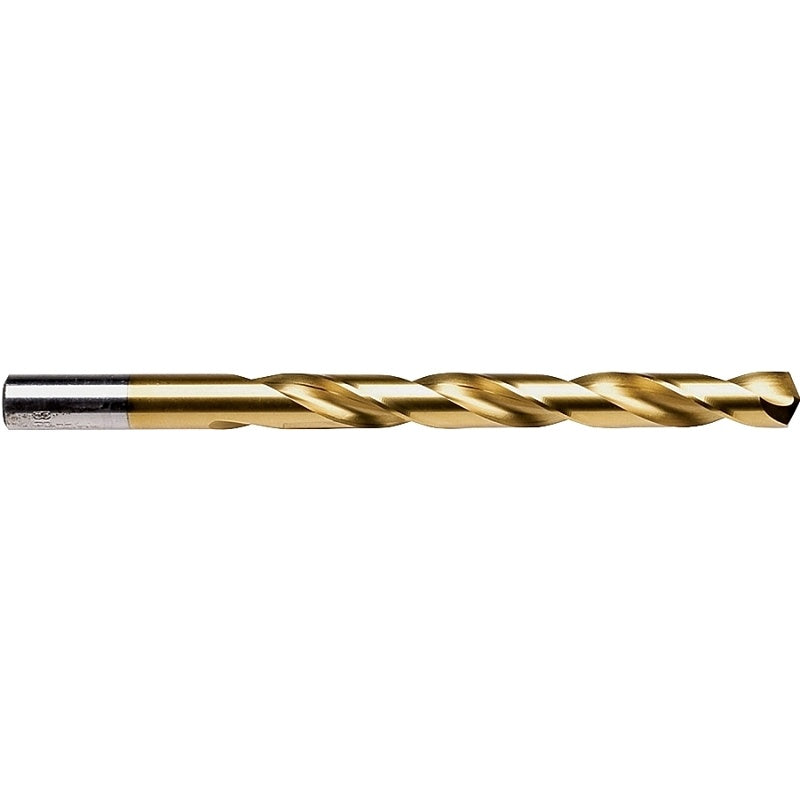 Irwin 63916 Jobber Drill Bit, 1/4 in Dia, 4 in OAL, Spiral Flute, 2-Flute, 1/4 in Dia Shank, Straight Shank