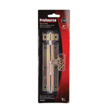 ProSource 20474CZB-PS Barrel Bolt, 3/8 Dia in Bolt Head, 6 in L Bolt, Steel, Satin Brass Tone