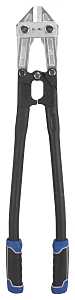 Vulcan JL-WD-0624 Bolt Cutter, 8 mm Cutting Capacity, Chrome Molybdenum Steel Jaw, 24 in OAL, Black/Blue Handle
