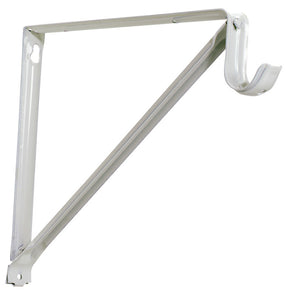 Knape & Vogt John Sterling White Steel Shelf/Rod Bracket 16 Ga. 11 in. L 150 lb, Pack of 20