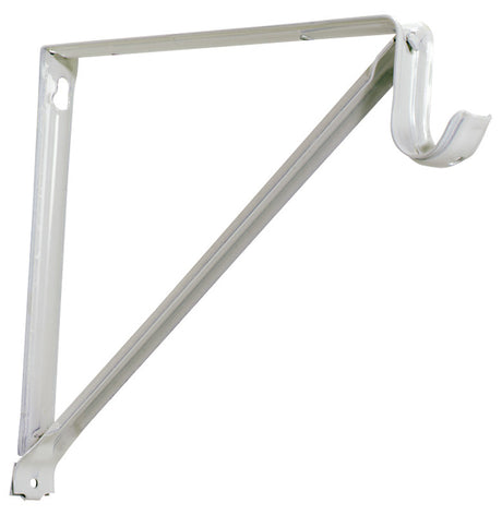 Knape & Vogt John Sterling White Steel Shelf/Rod Bracket 16 Ga. 11 in. L 150 lb, Pack of 20