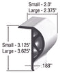 Taylor 45966 True Color Commercial Grade P-Shape Dock Small, Large, 10' in Retail Pack