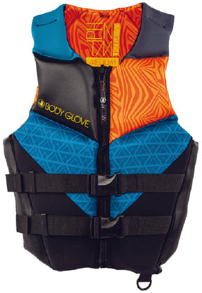 Body Glove 20224ORGBLUM Adult Phantom PFD, Men's Med., Orange/Blue