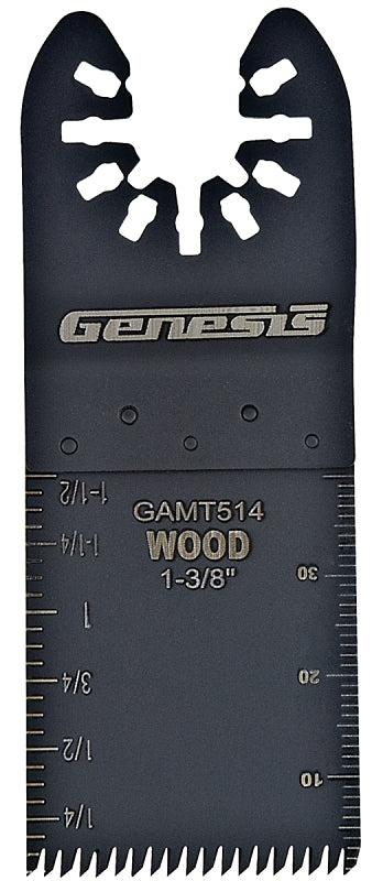 Genesis GAMT514 Flush-Cut Blade, 1 in W, 6 in L, 15 TPI