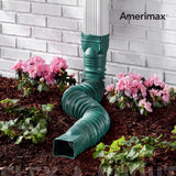 Amerimax Flex-A-Spout 4.5 in. H X 4.5 in. W X 55 in. L Green Vinyl K Downspout Extension