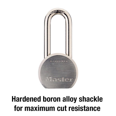 Master Lock 2-3/16 in. H X 2-1/2 in. W Steel 5-Pin Cylinder Weather-Resistant Padlock