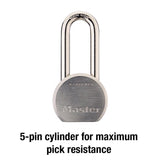 Master Lock 2-3/16 in. H X 2-1/2 in. W Steel 5-Pin Cylinder Weather-Resistant Padlock