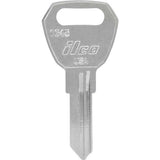 HILLMAN Traditional Key House/Office Universal Key Blank 1645 Single, Pack of 10