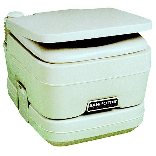 Dometic 2.5 Gallon SaniPottie 964 Portable Toilet With Mounting Brackets