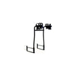 Swagman 80501 Black Around The Spare Deluxe 2 Bike RV Rack Fits 4 to 4.5" Square Steel Bumper