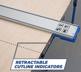 Kreg KMA4500 Series Straight Edge Guide, Specifications: 4 ft Cutting Capacity, Aluminum