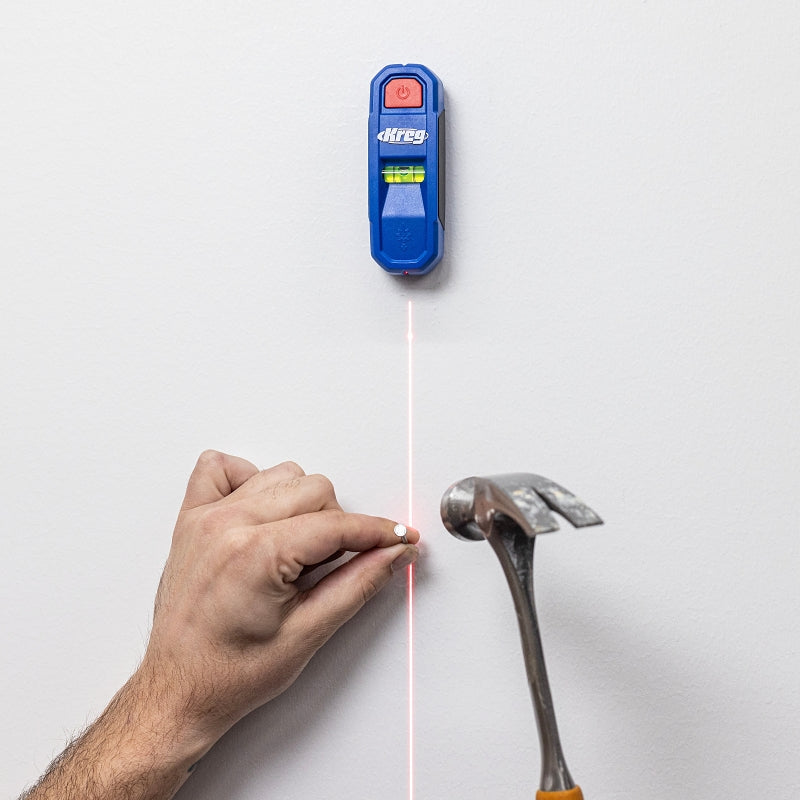 Kreg KMM1000LZ Magnetic Stud Finder with Laser-Mark, Detectable Material: Metal, Wood