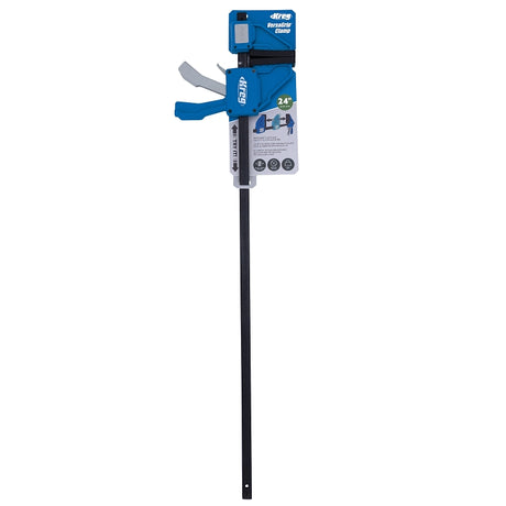 Kreg VersaGrip KVGC24 Bar Clamp, 300 lb, 24 in Max Opening Size, Polymer Body