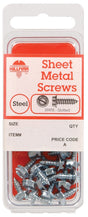 HILLMAN No. 12 Ga. X 1/2 in. L Slotted Hex Head Sheet Metal Screws 1 pk, Pack of 10