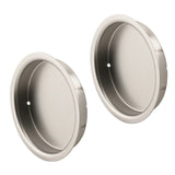 Prime-Line N 7206 Door Pull, 2 in Dia, 5/16 in D, Steel, Satin Nickel