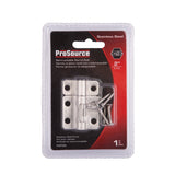 ProSource SS-B02-PS Barrel Bolt, 0.31 Dia in Bolt Head, 2 in L Bolt, Stainless Steel, Stainless Steel