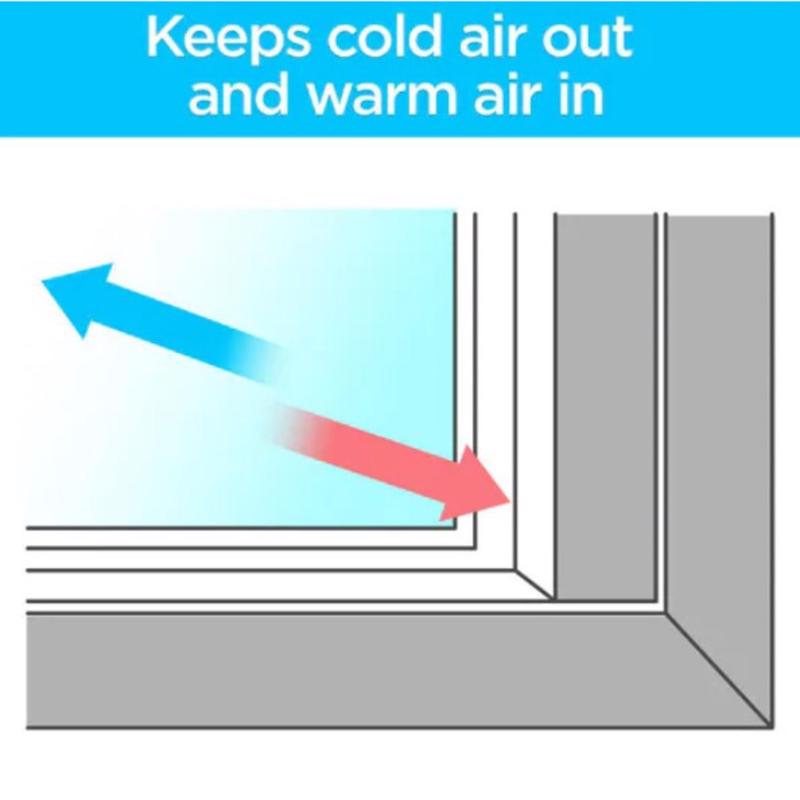 3M Indoor Window Film Insulator Kit 236 in. L X 84 in. W 1 pk