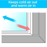 3M Indoor Window Film Insulator Kit 236 in. L X 84 in. W 1 pk