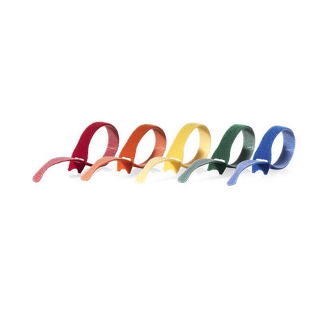 VELCRO Brand ONE-WRAP Small Nylon Ties 8 in. L 5 pk, Pack of 12