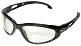 Edge SW111 Non-Polarized Safety Glasses, Clear Lens, Black Frame, Unisex, Polycarbonate Lens, Full Frame, Nylon Frame
