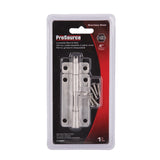 ProSource SS-B04-PS Barrel Bolt, 0.31 Dia in Bolt Head, 4 in L Bolt, Stainless Steel, Stainless Steel