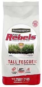 Pennington 100543729 Grass Seed, 7 lb Bag, 1750 sq-ft Coverage Area, Tall Fescue