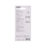 ProSource BH-103-PS Lockable Barrel Bolt, 0.31 Dia in Bolt Head, 4 in L Bolt, Steel, Zinc