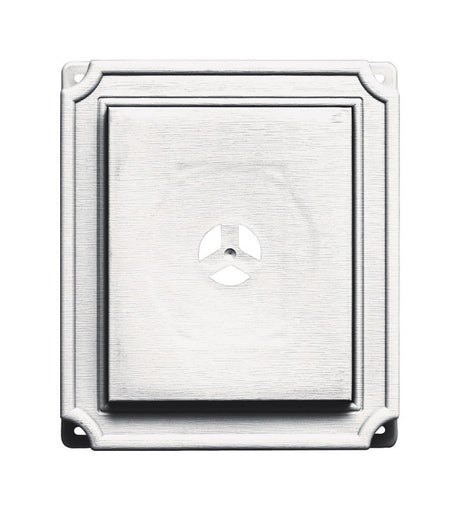 Builders Edge 7 in. H X 9 in. W X 17 in. L Prefinished White Copolymer Mounting Block