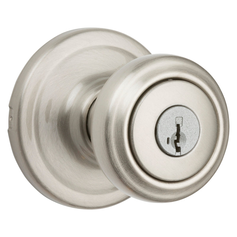 Kwikset Signature Series 740CN15SMTCP Keyed Entry Knob, Satin Nickel