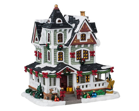 LIC LTD 45243 Whitby Residence, Caddington Village, Porcelain, Pack of 4