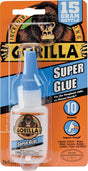 Gorilla 7805009 Super Glue, Straw/White Water, Liquid, Irritating, 15 g