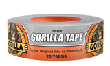 Gorilla 105634 Duct Tape, 30 yd L, 1.88 in W, Polyethylene-Coated Cloth Backing, Silver