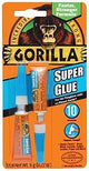 Gorilla 7800109 Super Glue, Straw/White Water, Liquid, Irritating, 3 g, Tube