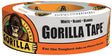 Gorilla 6010002 Duct Tape, White, 17 mil Thick, 10 yd L, 1.88 in W