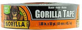 Gorilla 108084 Duct Tape, 50 yd L, 1.88 in W, Black