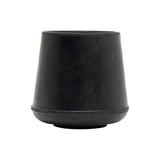 Ace Rubber Leg Tip Black Round 1 in. W 4 pk